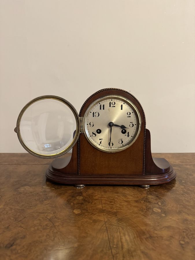 Antique Wonderful quality antique Victorian mahogany mantle clock 