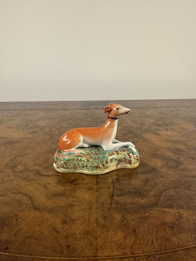 Lovely antique Victorian miniature greyhound