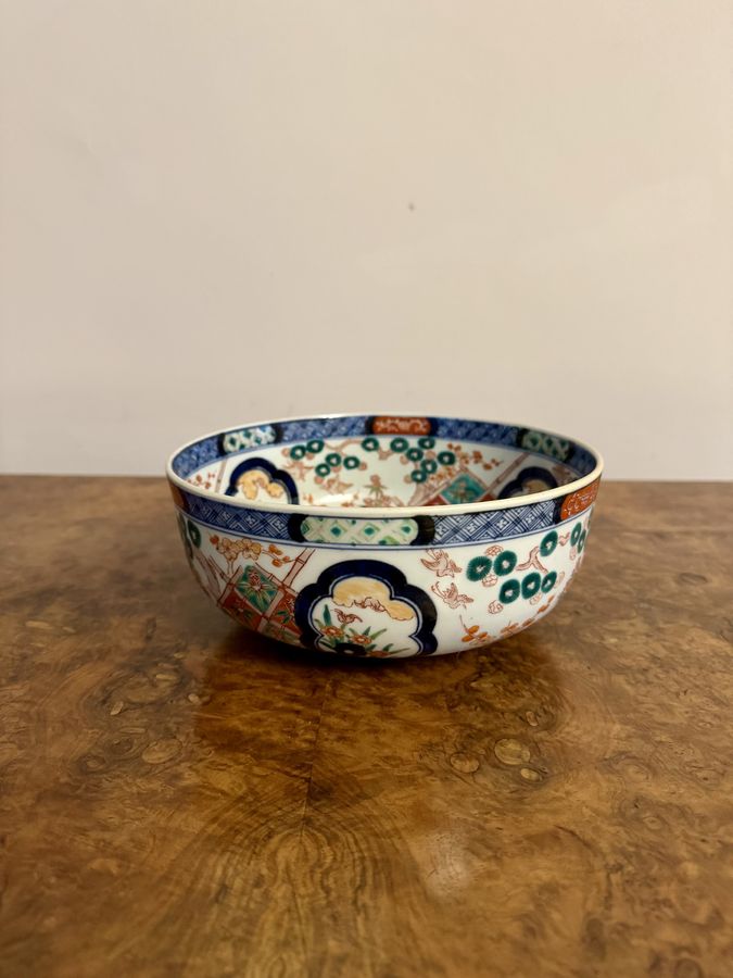 Antique Fine quality antique Japanese imari bowl 