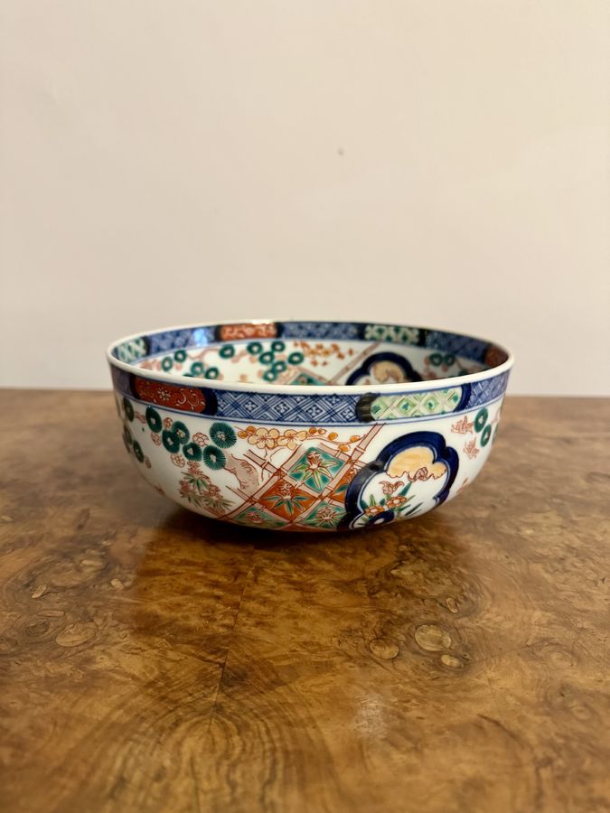 Antique Fine quality antique Japanese imari bowl 