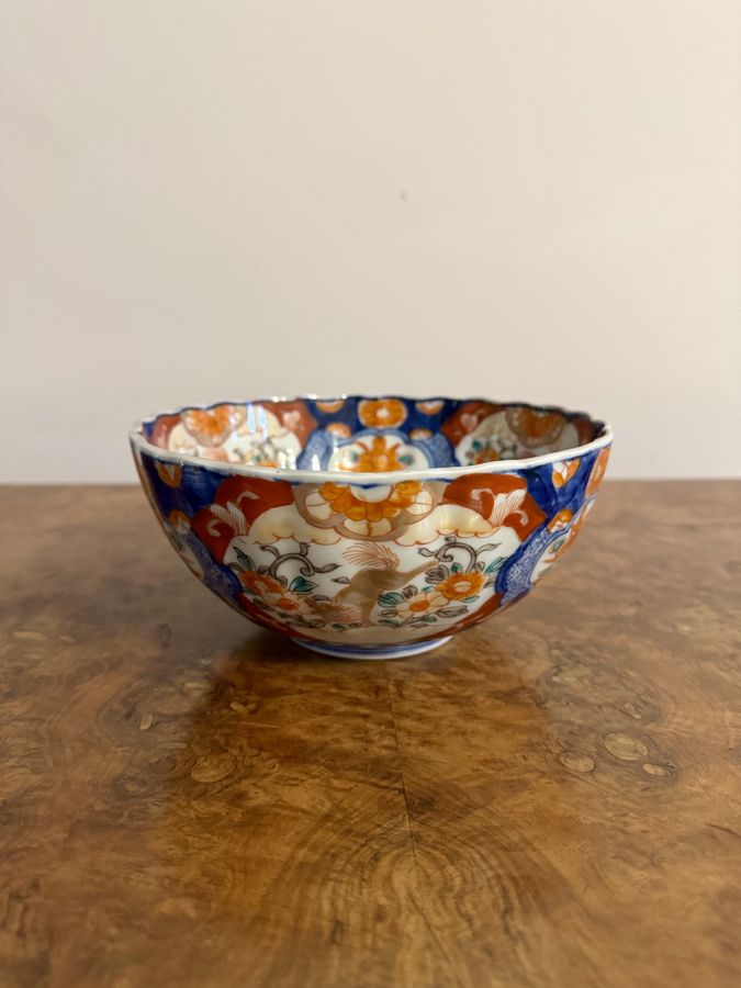 Wonderful quality antique Japanese imari bowl