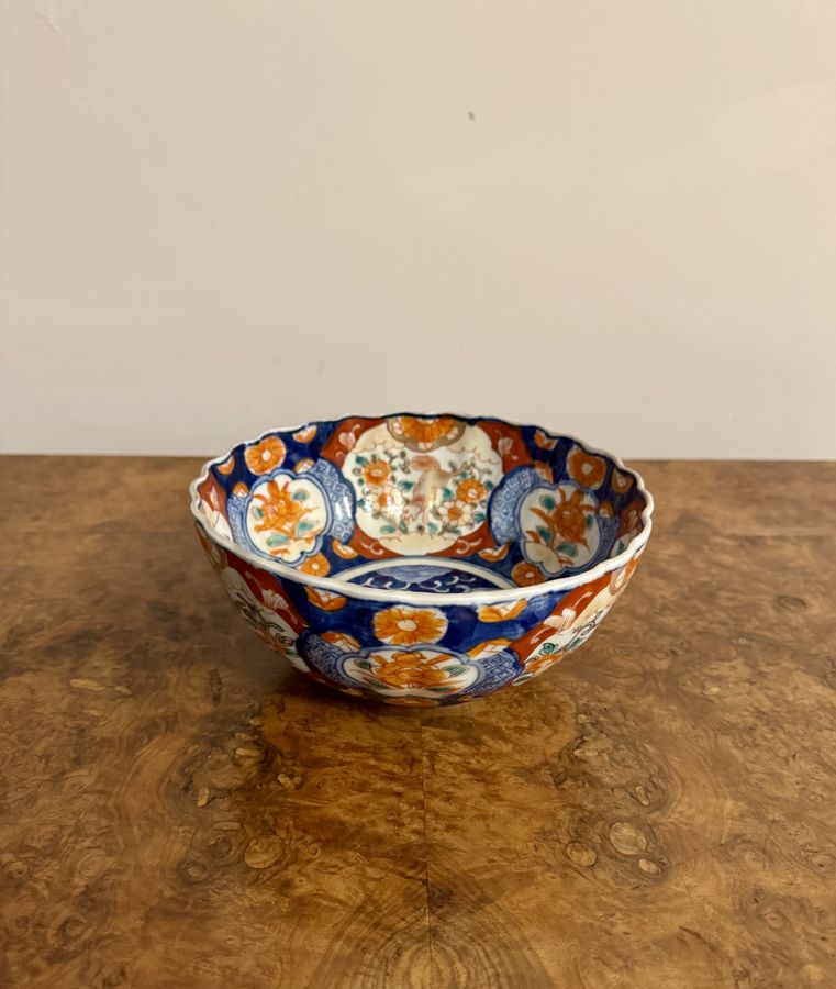 Antique Wonderful quality antique Japanese imari bowl 