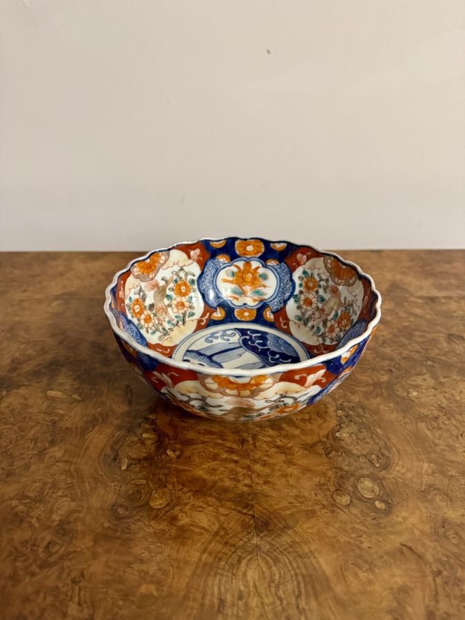 Antique Wonderful quality antique Japanese imari bowl 