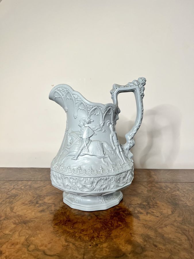 Large antique Victorian Ridgway & sons quality jug