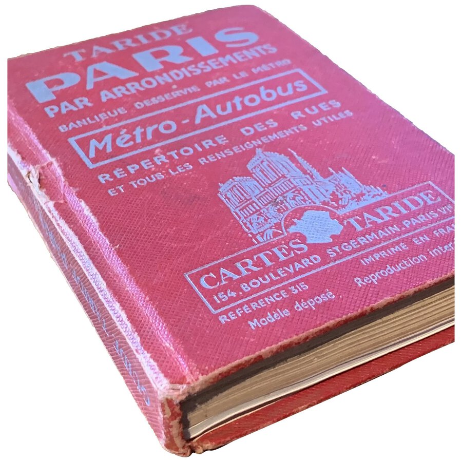 Vintage Paris Guide Book
