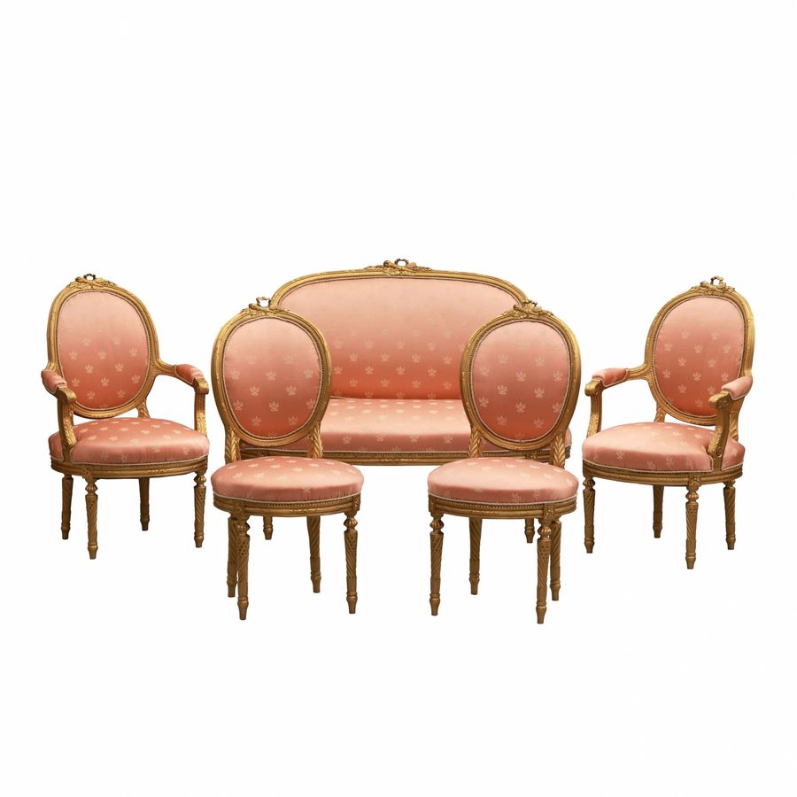 Antique Furniture set consisting of 8 pieces