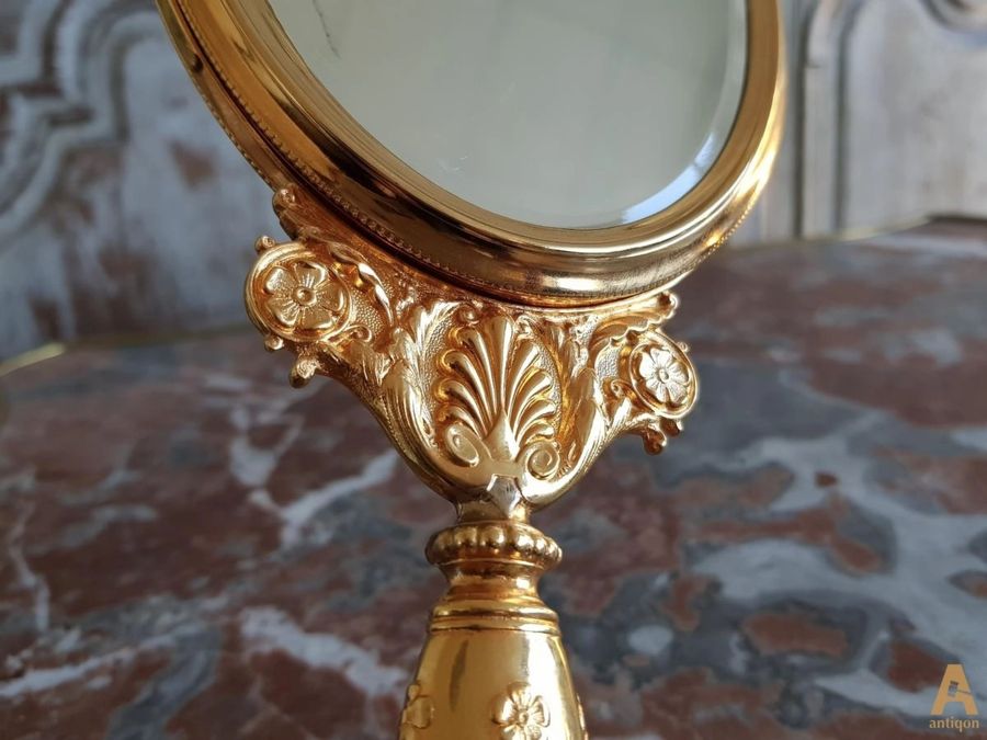 Antique Hand mirror Empire style