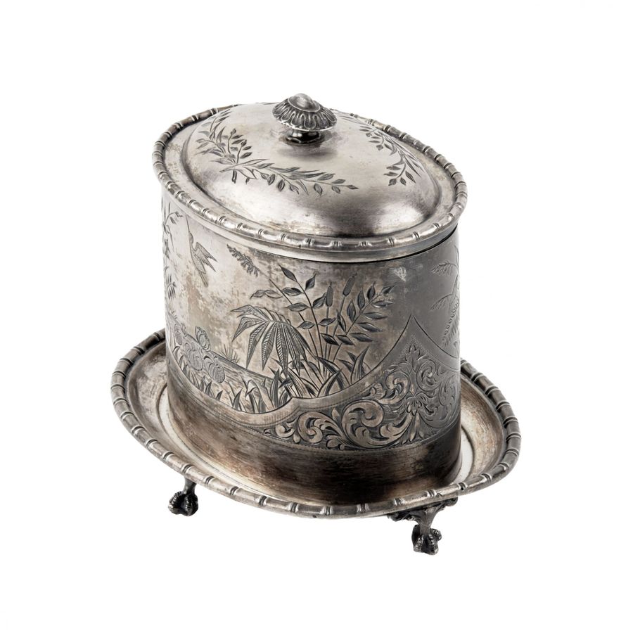 Antique Jar for cookies. England. 19-20 century.