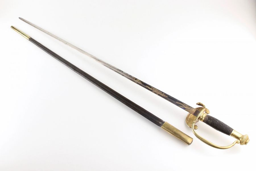 Antique A ceremonial officers sword