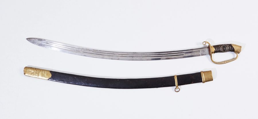 Antique Russian saber of dragoon officers.
