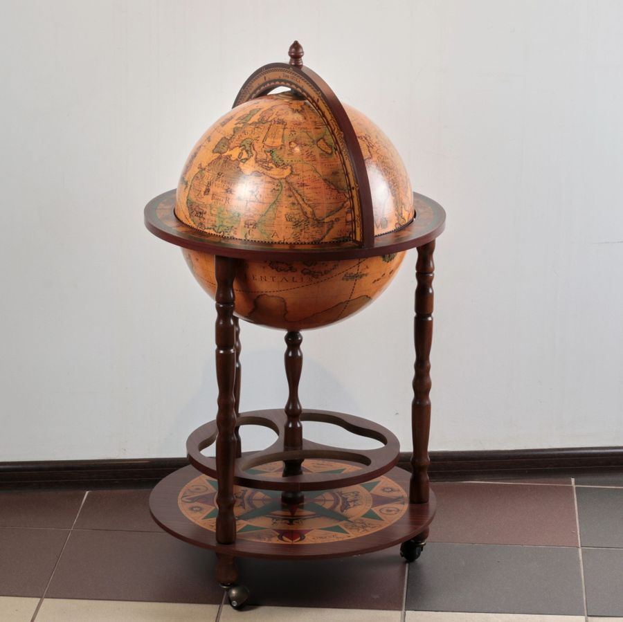 Antique Globe bar.