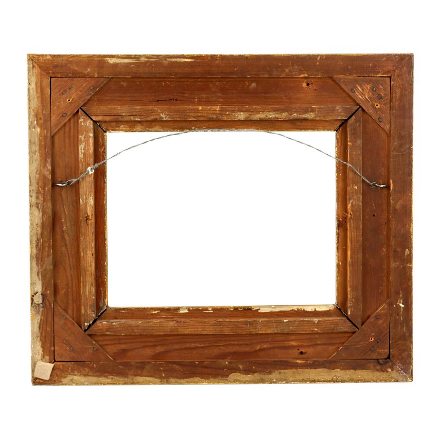 Antique Gilded carved wooden frame.