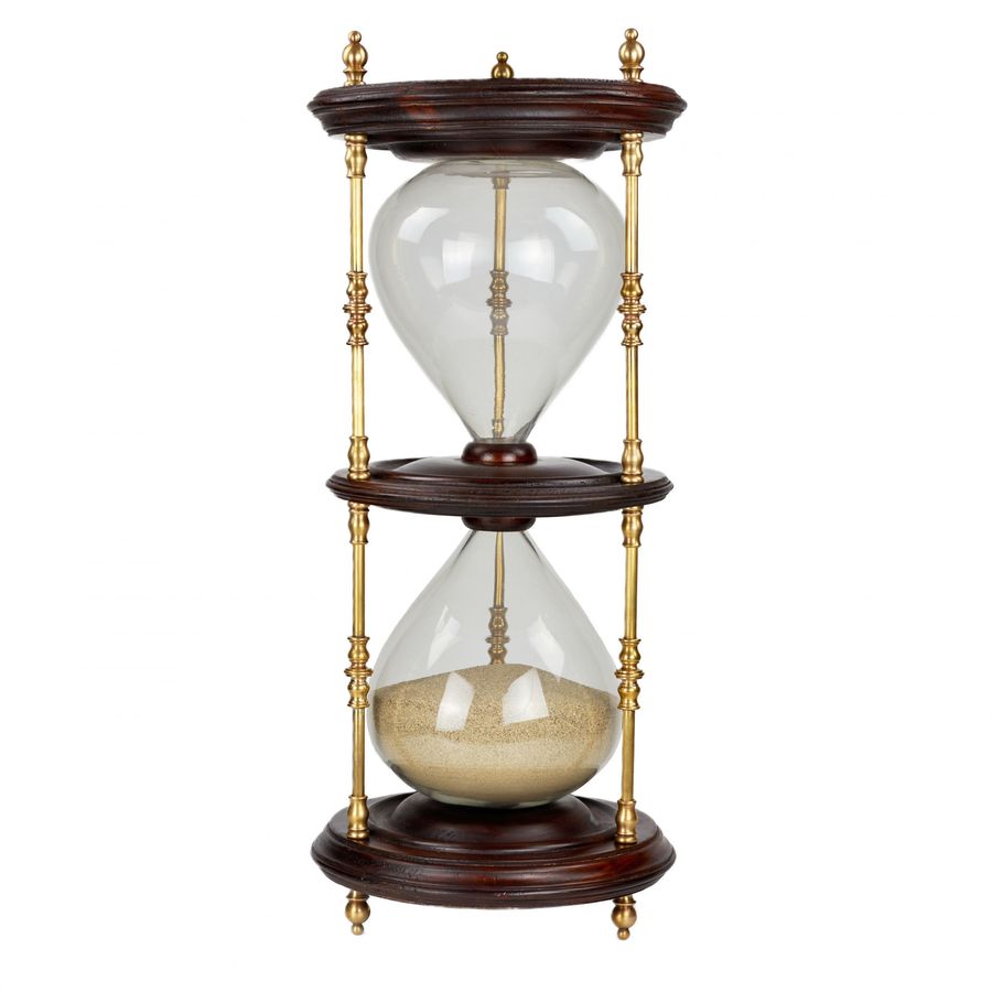 Antique Large, hourglass, late 19th century.