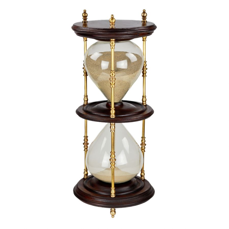 Antique Large, hourglass, late 19th century.