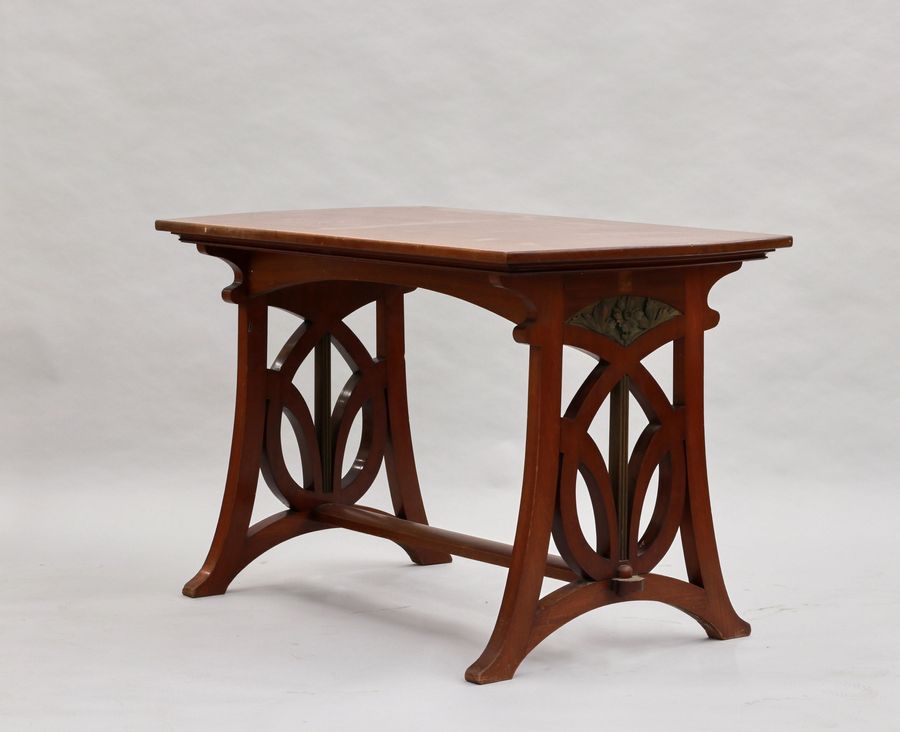Antique Art Nouveau Wooden table