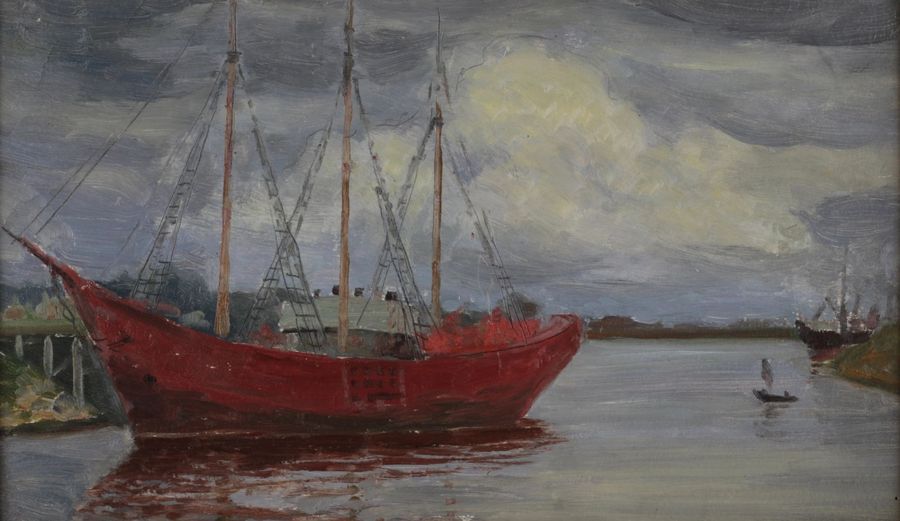 Antique Roberts Šterns The Red Ship. (1884-1943)