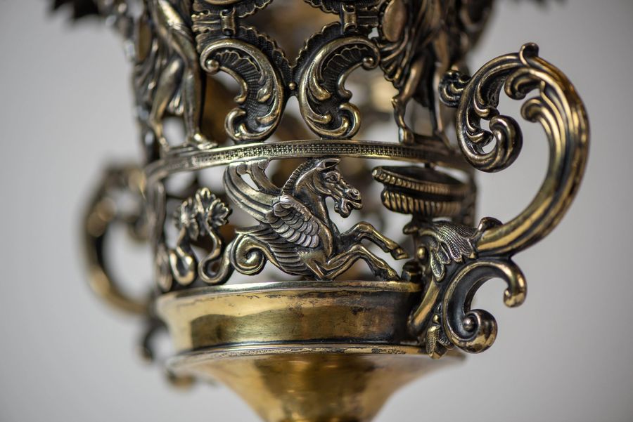 Antique Silver Goblet.  Imperial Russia