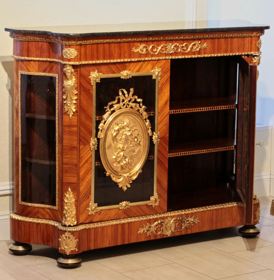 Antique Large chest of drawers in Louis XVI style. The end of the 19th century.