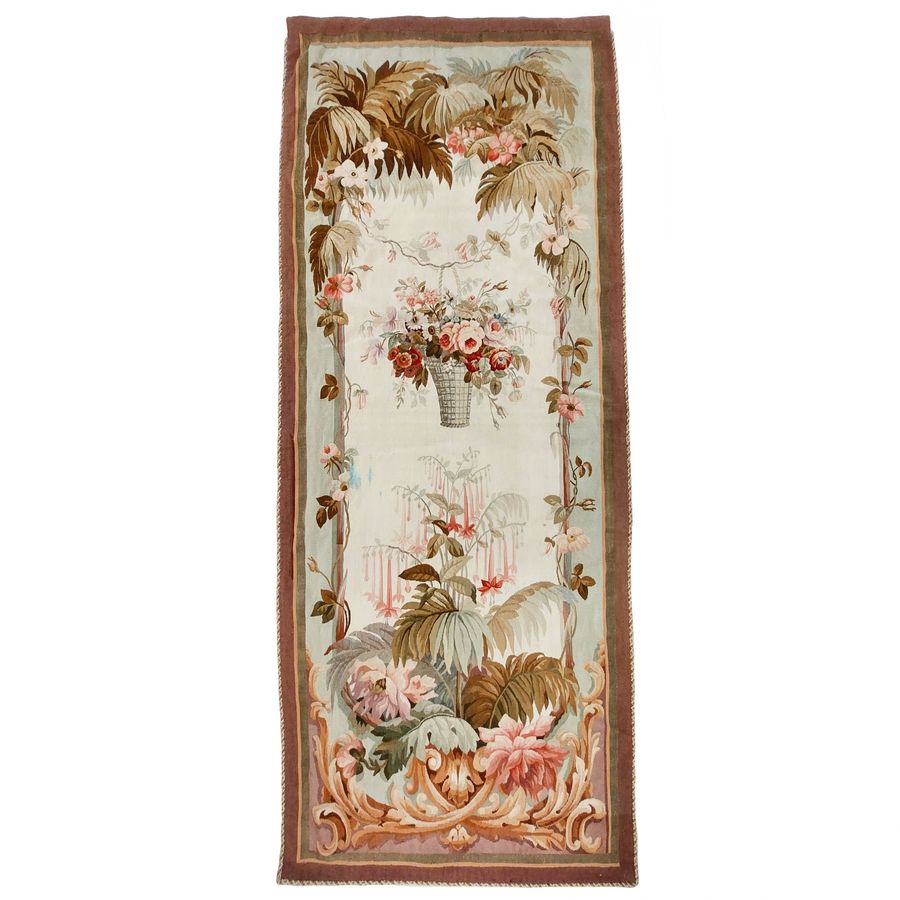 Antique Pair of 19th century Aubusson style tapestries