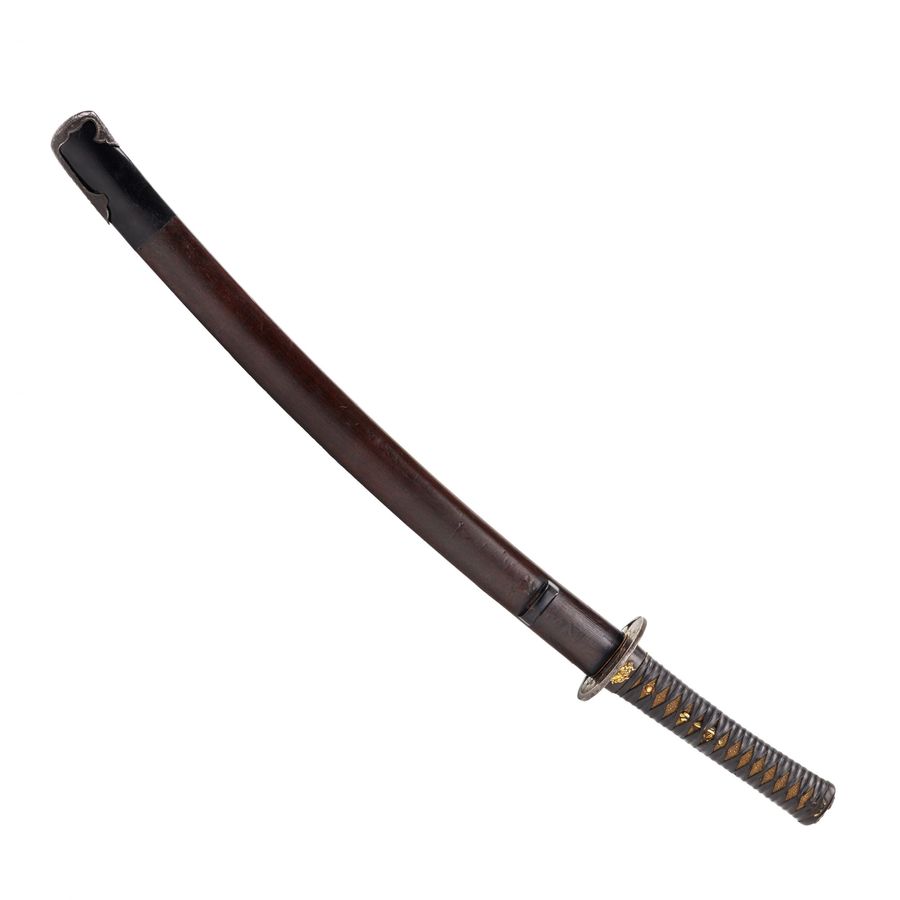 Antique Japanese sword. Wakizashi. 19th century.