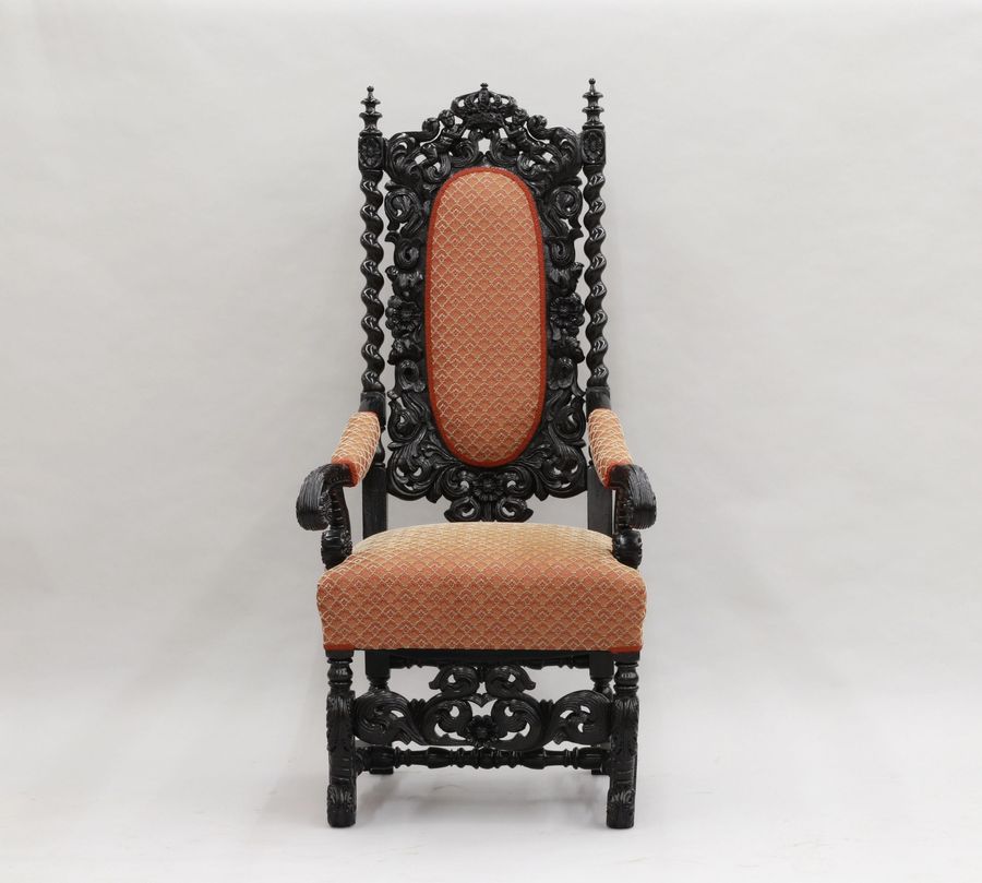 Antique Baroque armchair 18th century