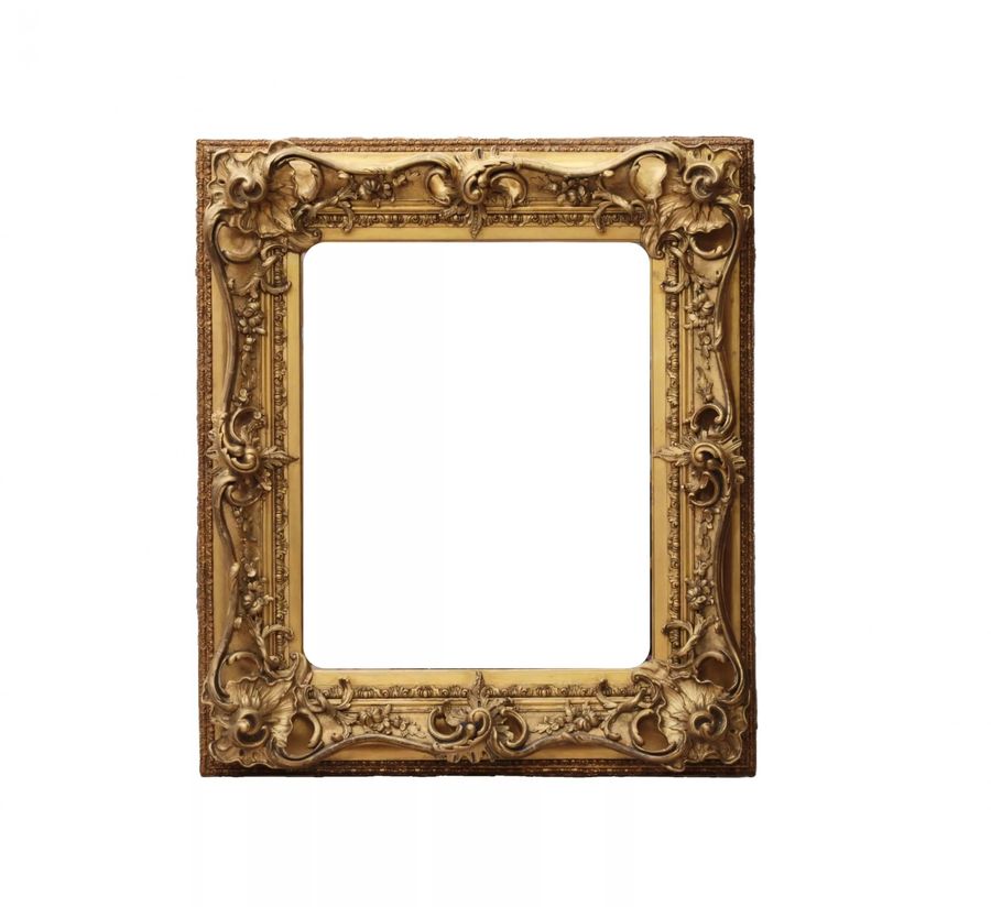 Mirror in frame of Neo-rococo style. 19th century.