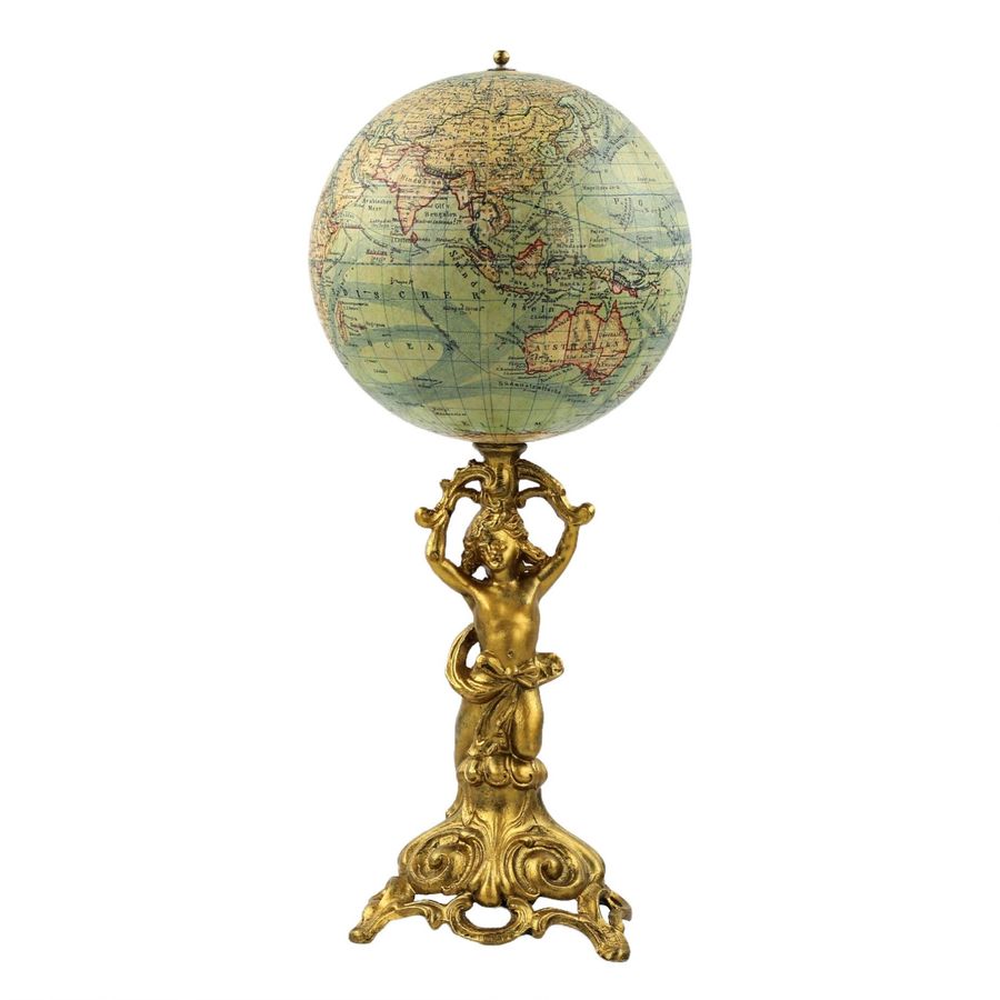 The globe. Ludwig Julius Heymann.1900.