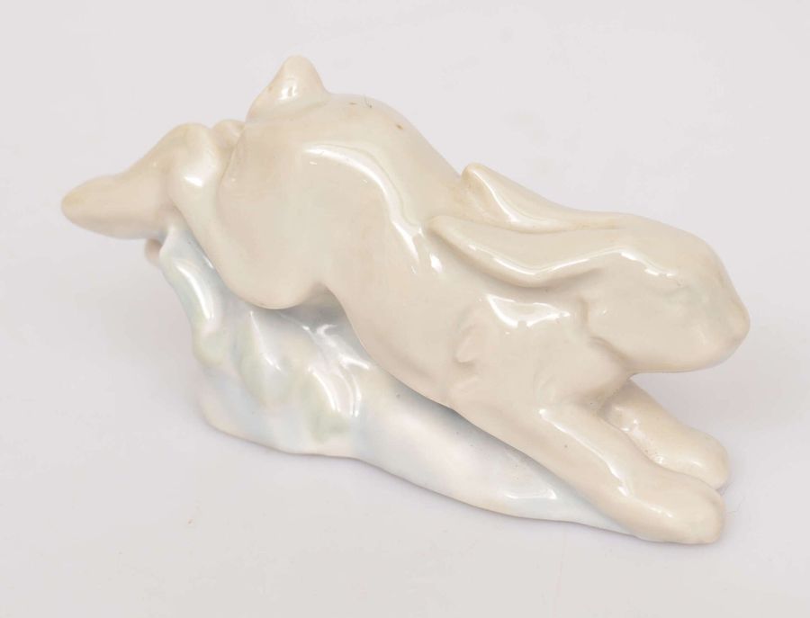 Antique Porcelain figurine Hare