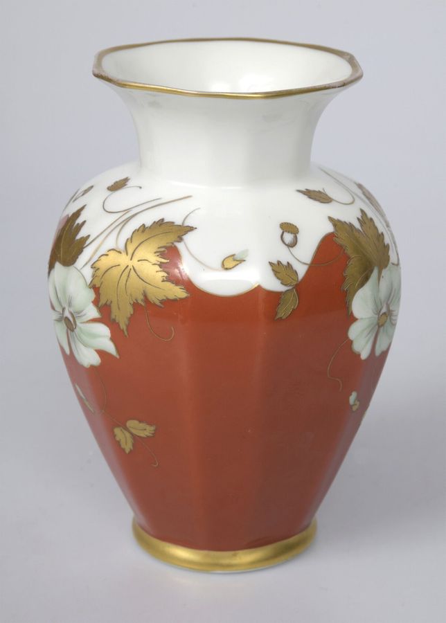 Antique Painted porcelain vase