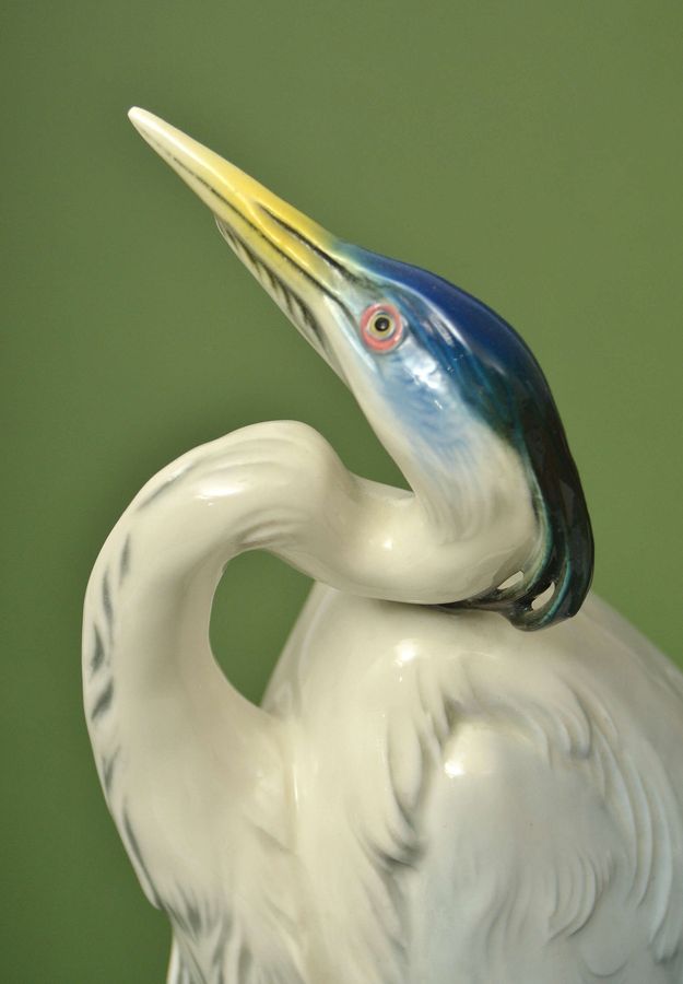 Antique Porcelain figure Cranes