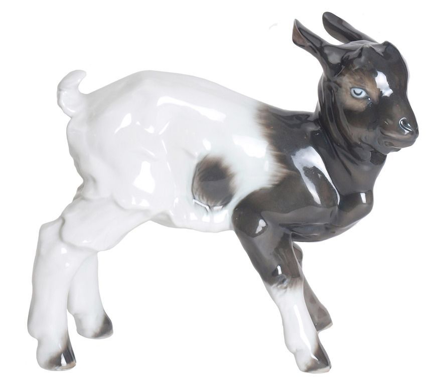 Antique Porcelain figurine Goat