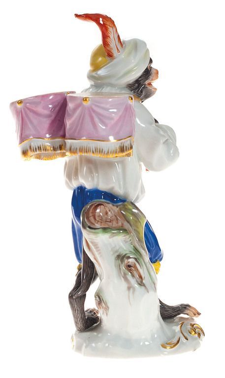 Antique porcelain figure monkey