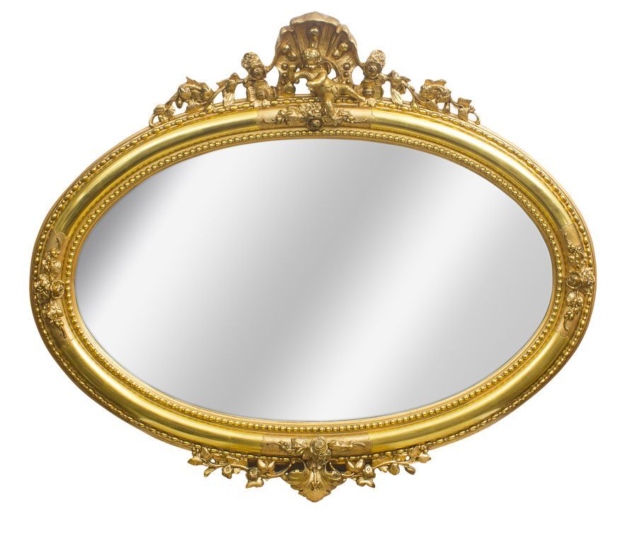 Gold-plated mirror