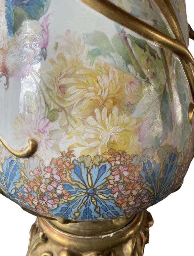 Antique Y?ld?z Imperial Porcelain Factory, Porcelain Vase by Monsieur Narcice  Late 19th-Century Turkey .