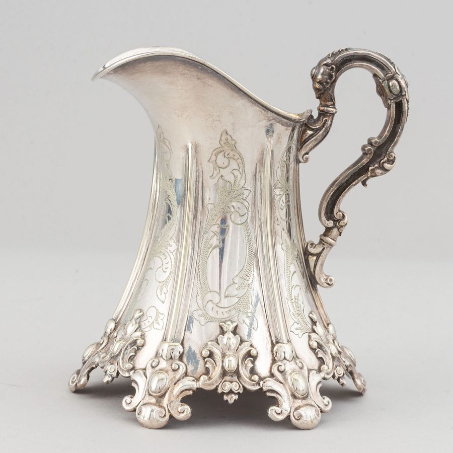 Antique Coffee service. CG Hallberg, late 19th century.