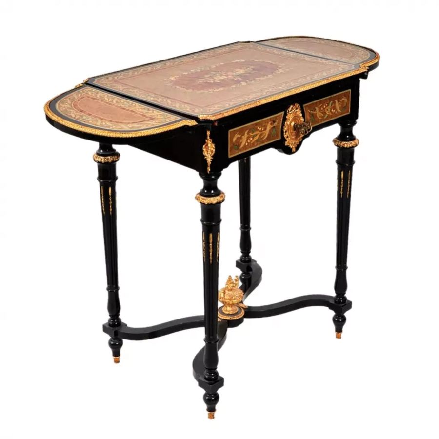 Antique Magnificent ladies table, Louis XVI style.