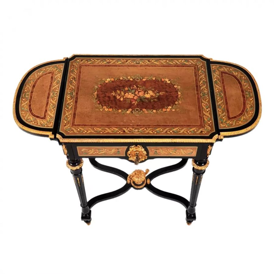 Antique Magnificent ladies table, Louis XVI style.