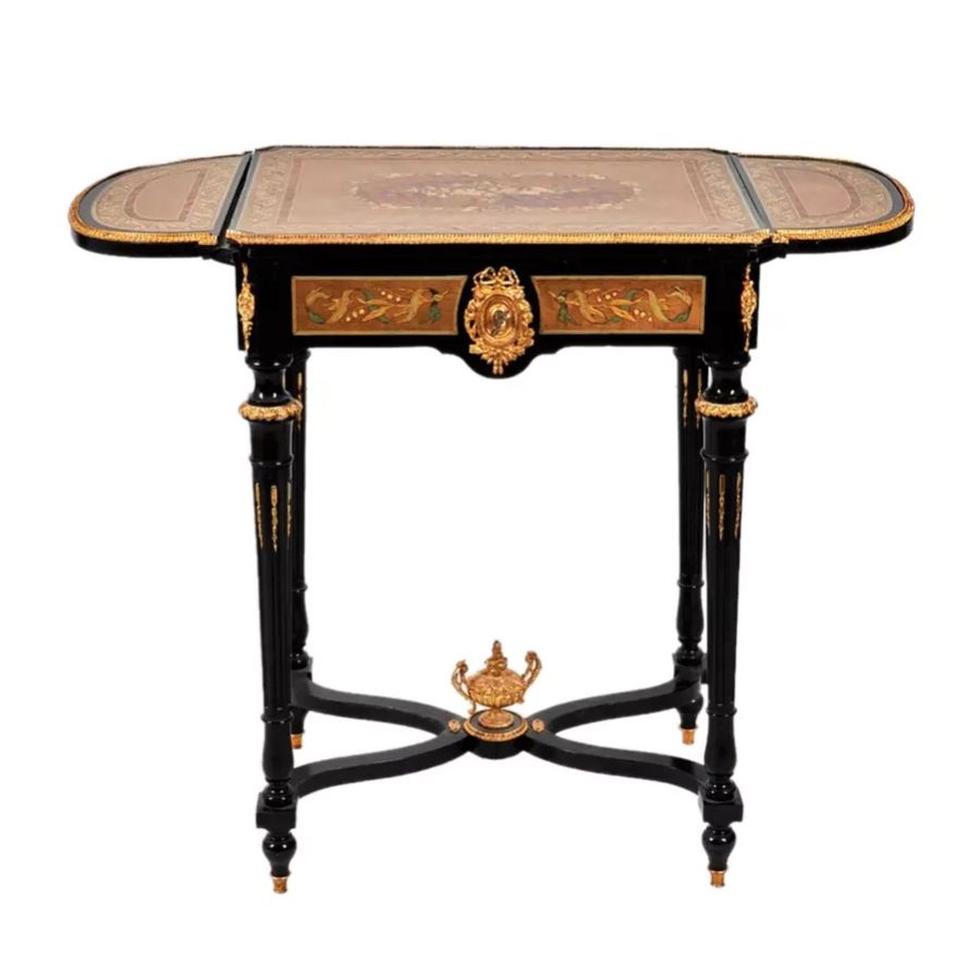 Antique Magnificent ladies table, Louis XVI style.