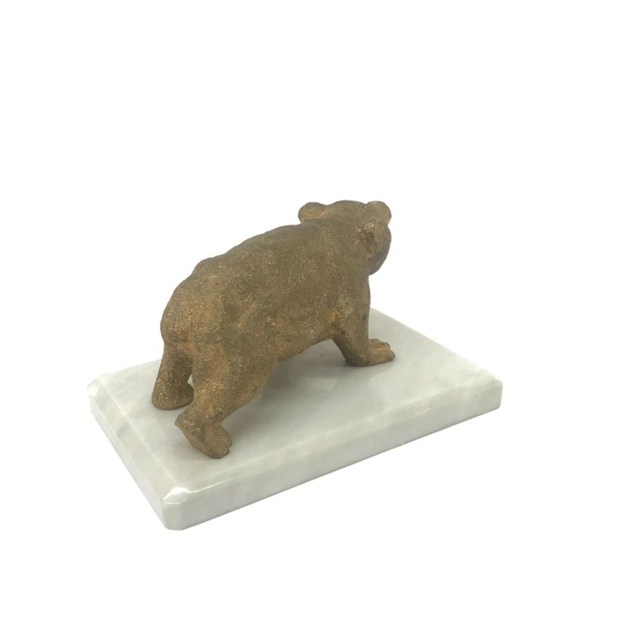 Antique Russian paperweight Bear.