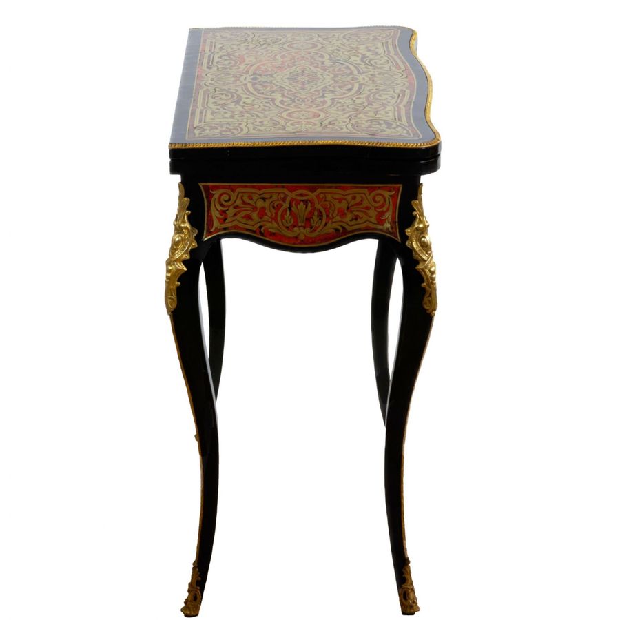 Antique Card table in Boulle style.