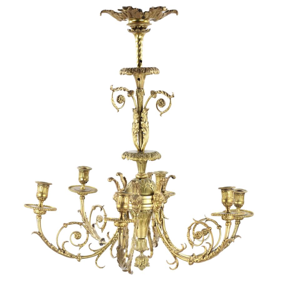 Antique Louis XVI style chandelier.