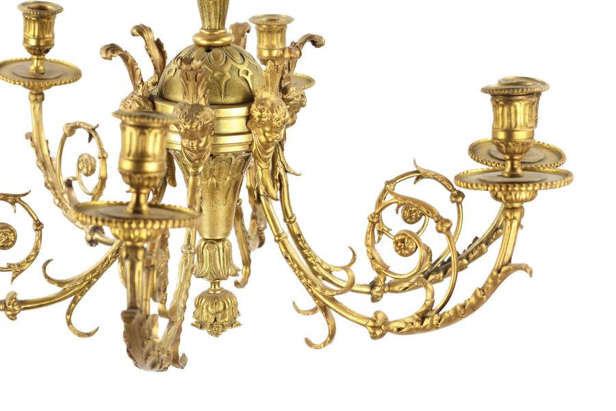 Antique Louis XVI style chandelier.