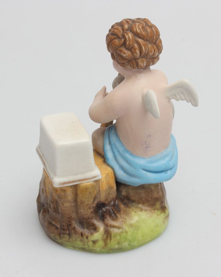 Antique Biscuit figurine Angel