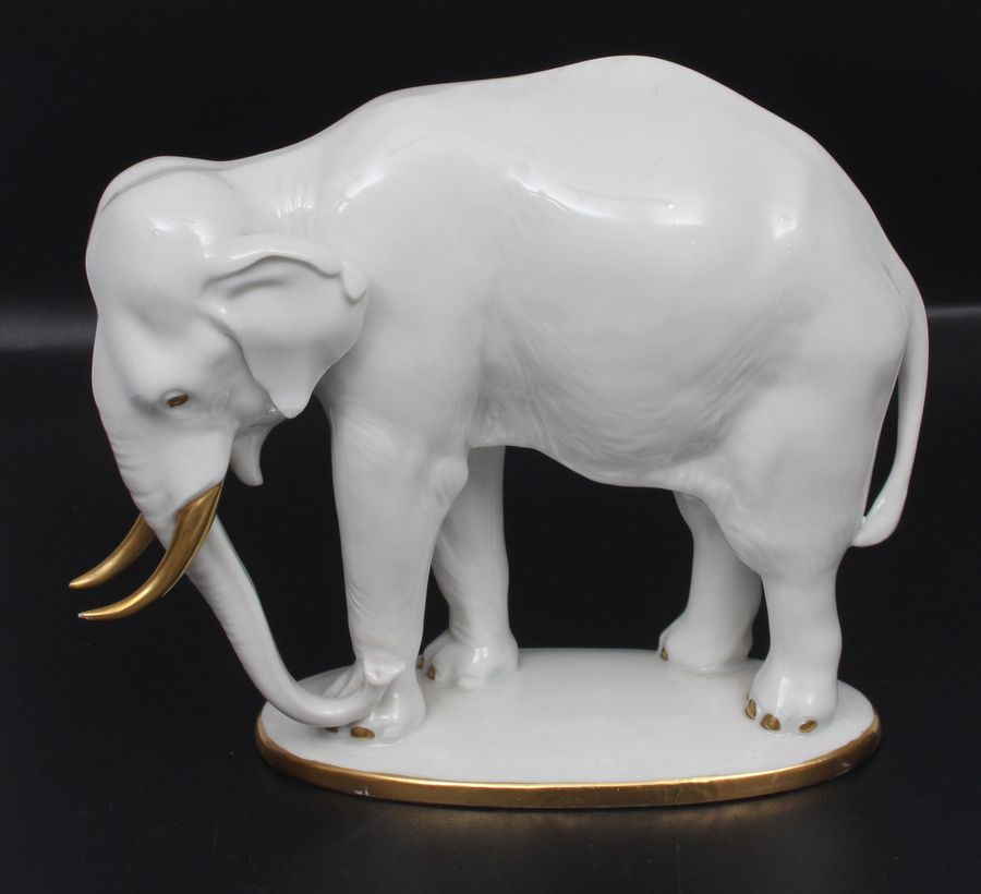 Antique Porcelain figure Elephant