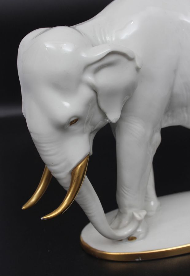 Antique Porcelain figure Elephant