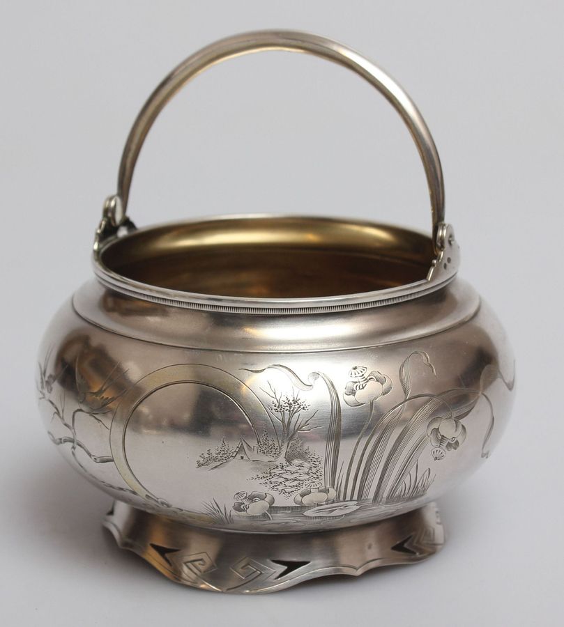 Antique Silver sugar bowl