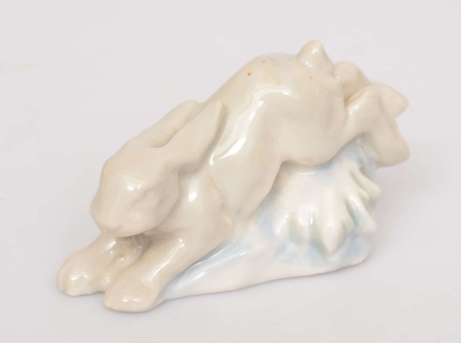 Antique Porcelain figurine Hare