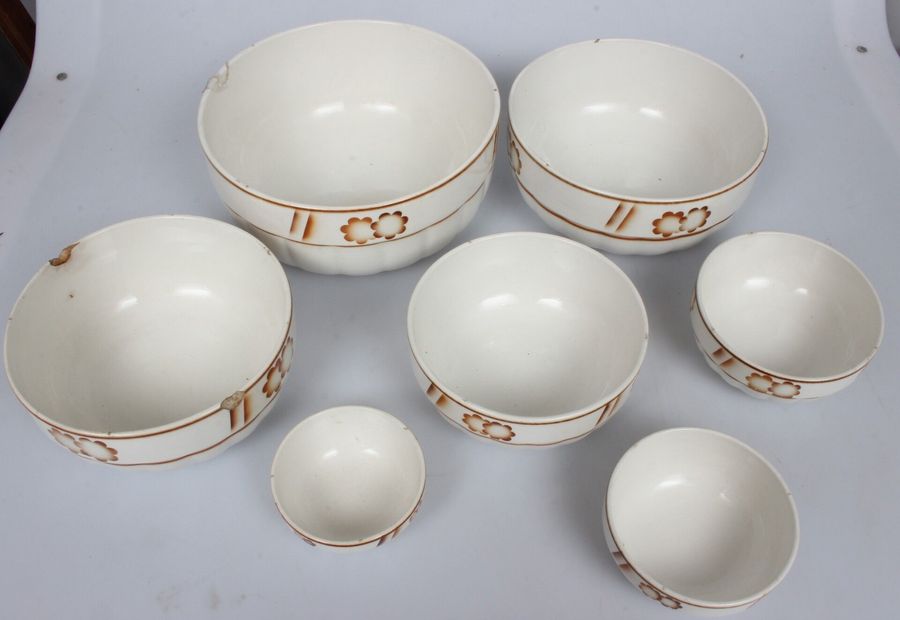 Antique Porcelain bowl set (7 pcs.)