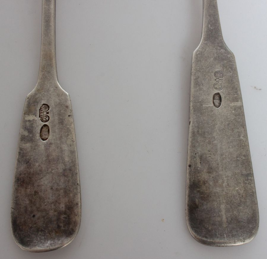 Antique Silver spoons (4 pcs.)