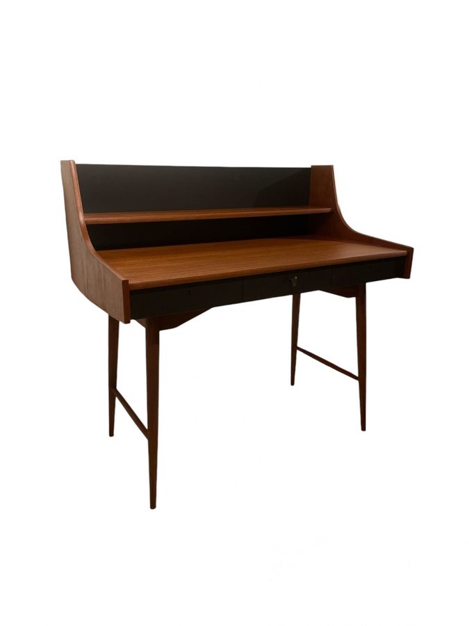 Antique A Ola-pulten writing desk, designed by John Texmon for Blindheim Møbelfabrikk, in production from approx 1957.